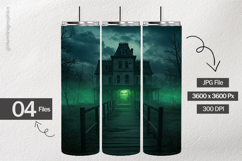Haunted House Digital Papers - 04 Variations Product Image 2