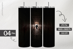 Creepy Hallway Digital Papers - 04 Variations Product Image 2