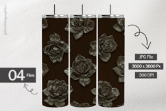 Silver Gardenia Digital Papers - 04 Variations Product Image 2