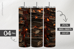 Burnt Book Digital Papers - 04 Variations Product Image 2