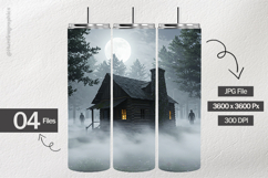 Haunted Digital Papers - 04 Variations Product Image 2