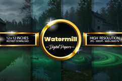 Watermill Digital Papers - 04 Variations Product Image 1