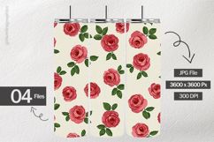 Rose Digital Papers - 04 Variations Product Image 2