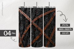 Bleeding Bark Digital Papers - 04 Variations Product Image 2