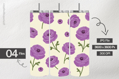 Ranunculus Digital Papers - 04 Variations Product Image 2