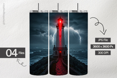 Haunted Lighthouse Digital Papers - 04 Variations Product Image 2