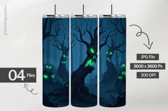 Haunted Forest Digital Papers - 04 Variations Product Image 2