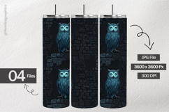Ghostly Owls Digital Papers - 04 Variations Product Image 2