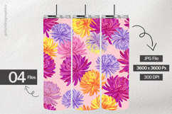Chrysanthemum Digital Papers - 04 Variations Product Image 2