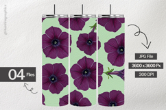 Petunia Bloom Digital Papers - 04 Variations Product Image 2