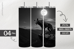Evil Wolf Digital Papers - 04 variations Product Image 2