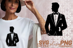 4x Wedding SVG Groom Rings Dove EPS Cut Files Cricut PNG Product Image 2