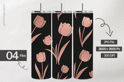 Metallic Tulip Digital Papers - 04 Variations Product Image 2