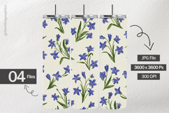 Blue Bell Digital Papers - 04 Variations Product Image 2