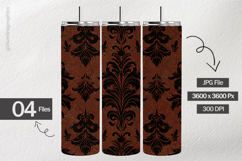 Rusty Damask Digital Papers - 04 Variations Product Image 2