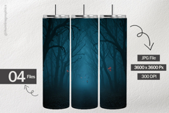 Haunted Forest Digital Papers- 04 Variations Product Image 2