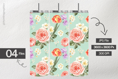 Mix Floral Digital Papers - 04 Variations Product Image 2