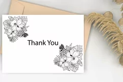 Tropical Flower Svg Hibiscus and Tropical Leaves Svg Product Image 7