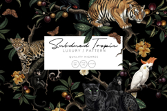 Vintage Tropical Jungle Pattern Product Image 1