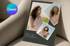 Photo Collage Template | Editable Canva Design Product Image 1