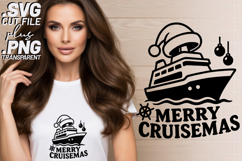 4x Merry Cruisemas Ship Faced SVG Cut Files Cruise Shirt Product Image 2