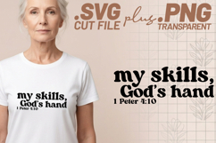 4x Religious Created With Purpose Fearless SVG Cut Files Product Image 2