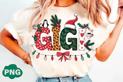 Christmas Gigi PNG Trendy T-shirt Product Image 1