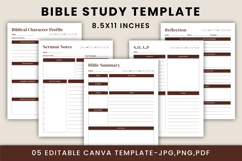 Bible Study Canva Template Product Image 1