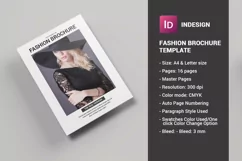 Fashion Lookbook Brochure, Photography Magazine Template Product Image 1