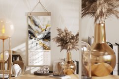 Long Narrow Hanging Calendar Mockup Product Image 1
