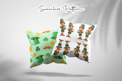St. Patrick's Day Seamless Patterns - Leprechaun &amp; Clovers Product Image 2