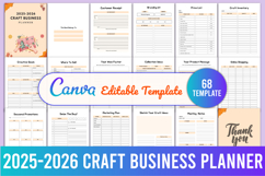 2025-2026 CRAFT BUSINESS PLANNER Product Image 1