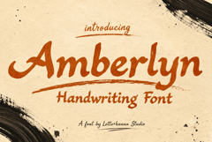 Amberlyn Font: A Bold Handwriting Font Product Image 1