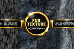 Fur Texture Digital Papers - 04 Variation Product Image 1