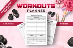 Workouts Planner KDP Interior Product Image 1
