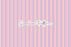 Rainbow Pastel Stripe Seamless Digital Paper Pack Product Image 6