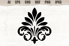 Stencil Heraldic Damask Product Image 1