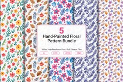 Hand-Painted Floral Pattern Bundle Product Image 1