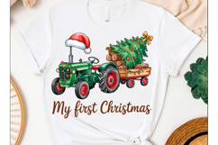 My First Christmas Png Trendy T-shirt Product Image 2