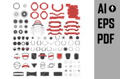 Big pack of vintage design elements. Design elements Product Image 1