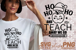 Christmas Teacher - 4 SVG, 4 EPS Transparent PNG Bundle for Product Image 2