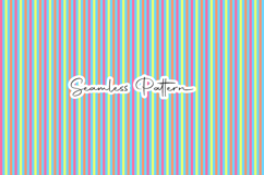 Vibrant Summer Stripe Seamless Digital Paper Pack Product Image 5
