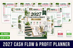 2027 Cash Flow & Profit Planner Product Image 1