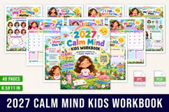 2027 Calm Mind Kids Workbook Product Image 1