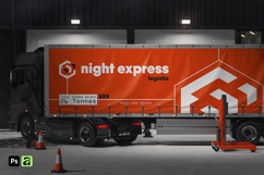 Truck Tarp Advertising Mockup Product Image 1