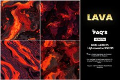 Lava Square Coaster - 04 Variations Product Image 1