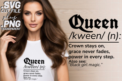 4x Queen Extra Fabulosa Caliente Definition SVG Cut Files Product Image 2