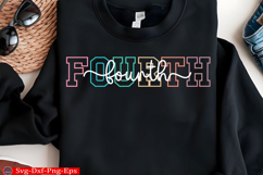 Fourth Grade Svg Teacher Shirt Png Product Image 1