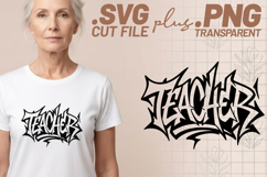 4x Teacher Designs SVG Cut Files Cricut Sublimation Shirt Product Image 2