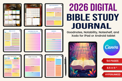 2026 Digital Bible Study Journal Product Image 1